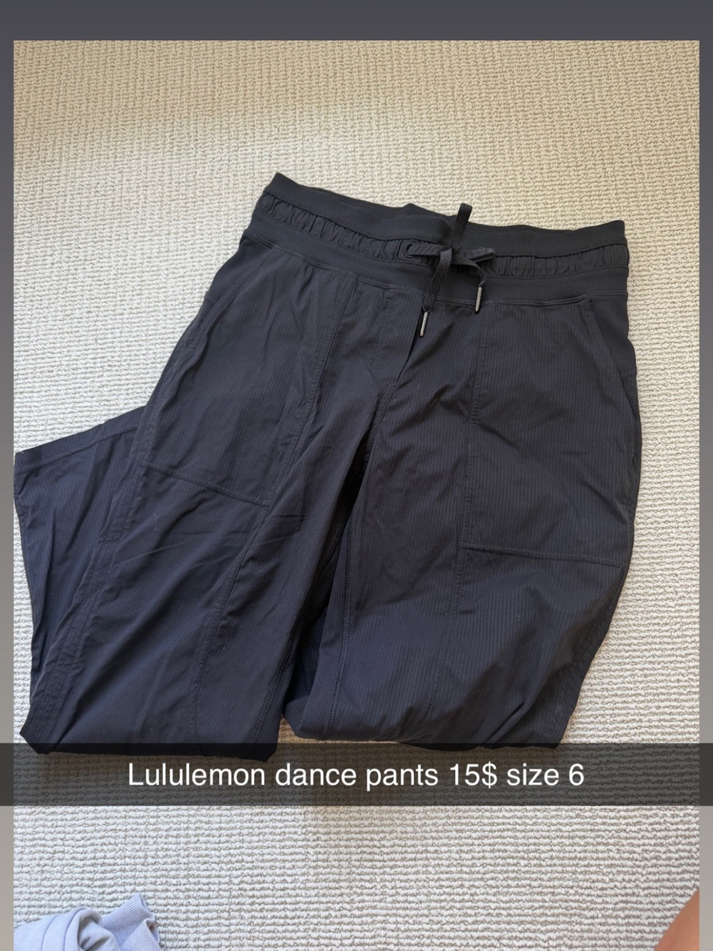 lululemon athletica Black Women's Sweatpants Joggers